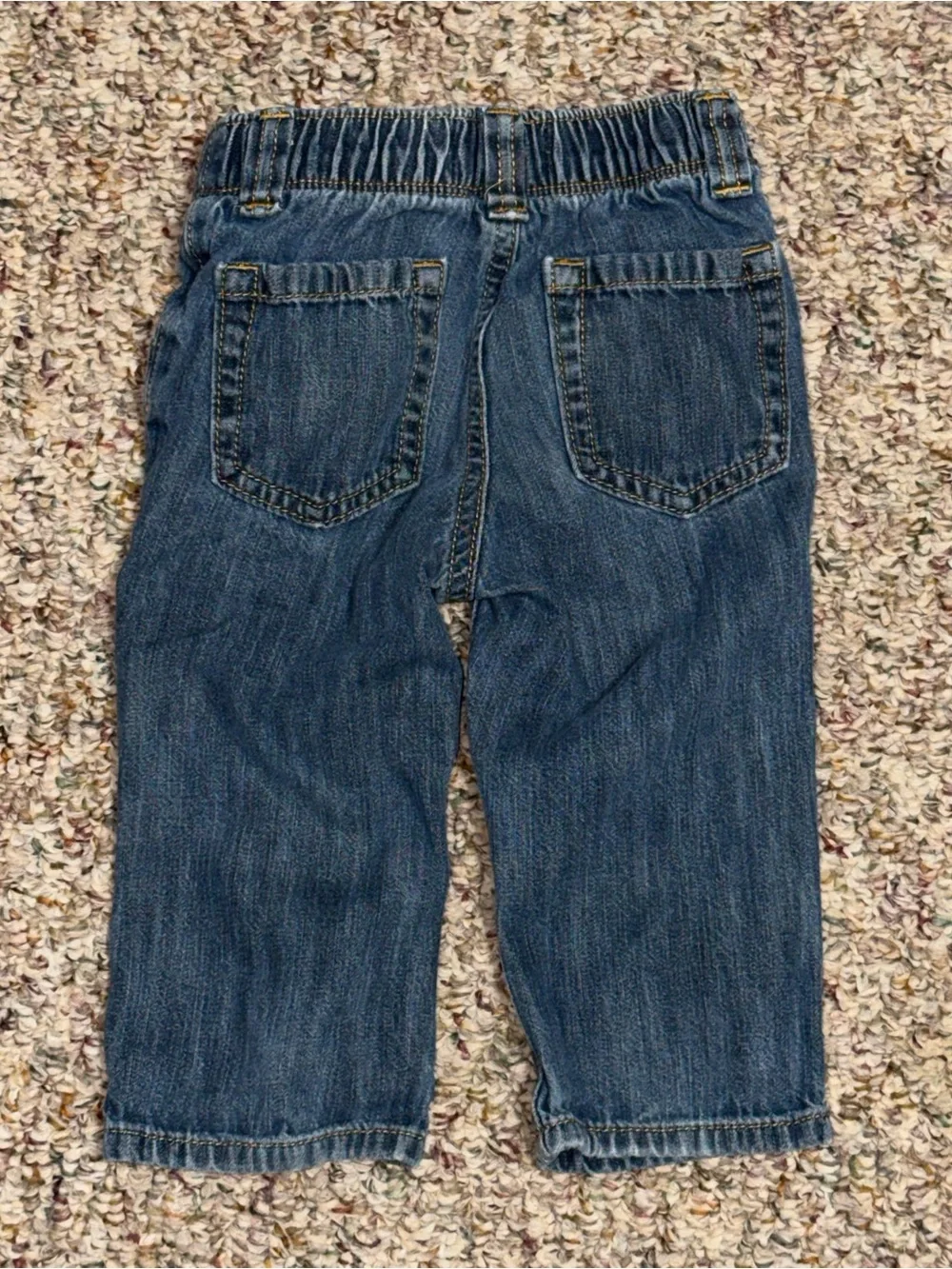 Girls boys toddler size 12-18 month jeans Denim Jeans - Elastic Waist